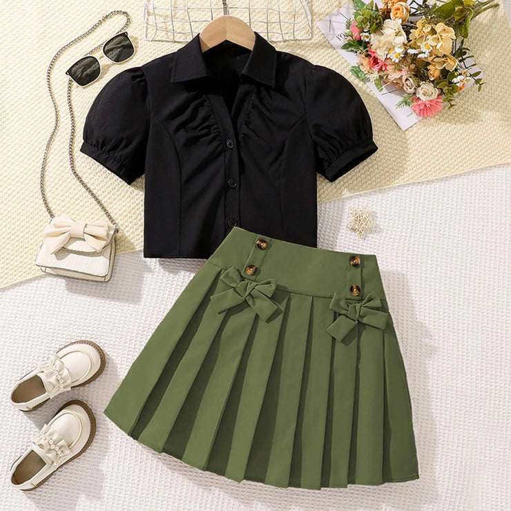 Girls Summer Short Sleeve