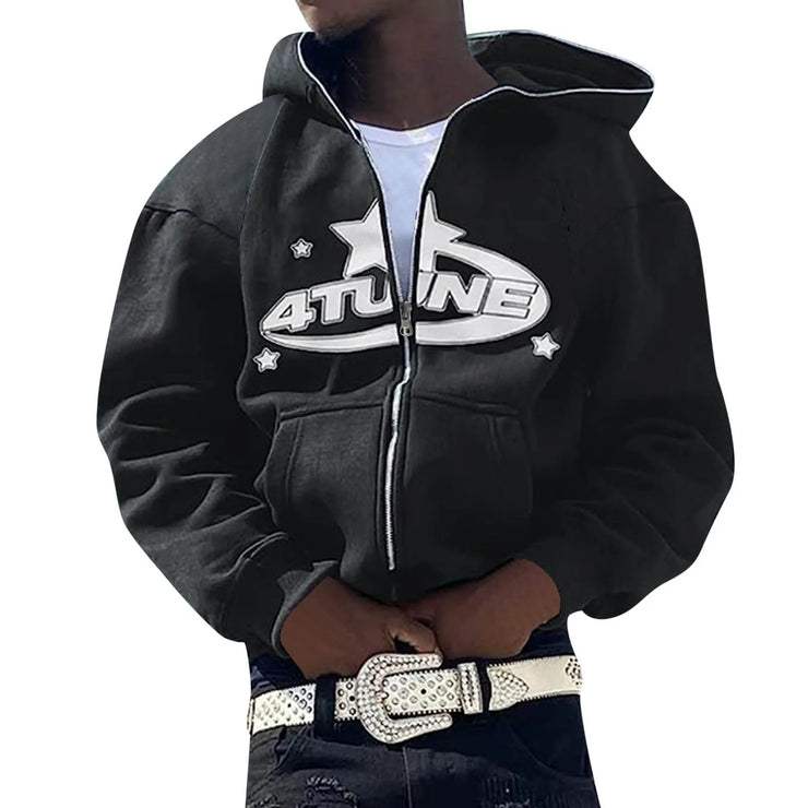 mens zip up hoodie