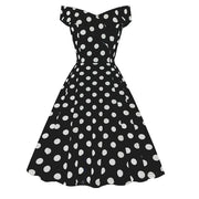 Elegant White Polka Dot