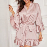 Fashion Sexy Lace Satin Sleepwear