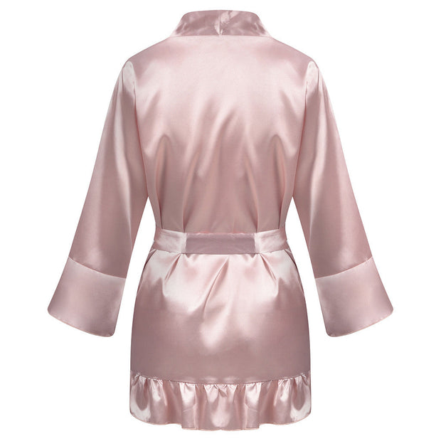 Fashion Sexy Lace Satin Sleepwear