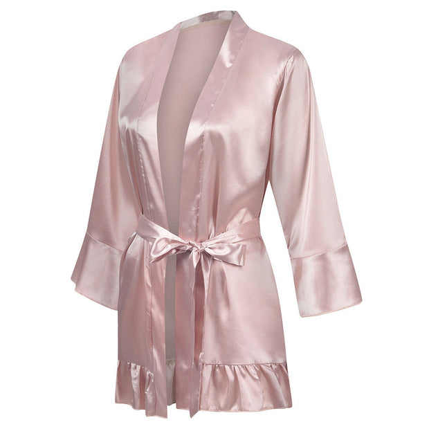 Fashion Sexy Lace Satin Sleepwear