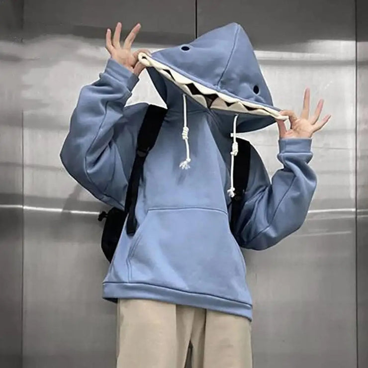 Shark Shape Couple Pullover