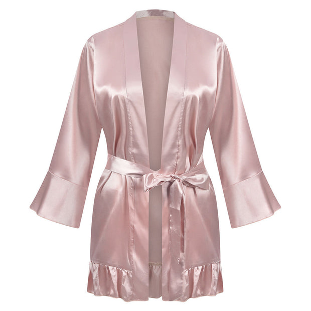 Fashion Sexy Lace Satin Sleepwear